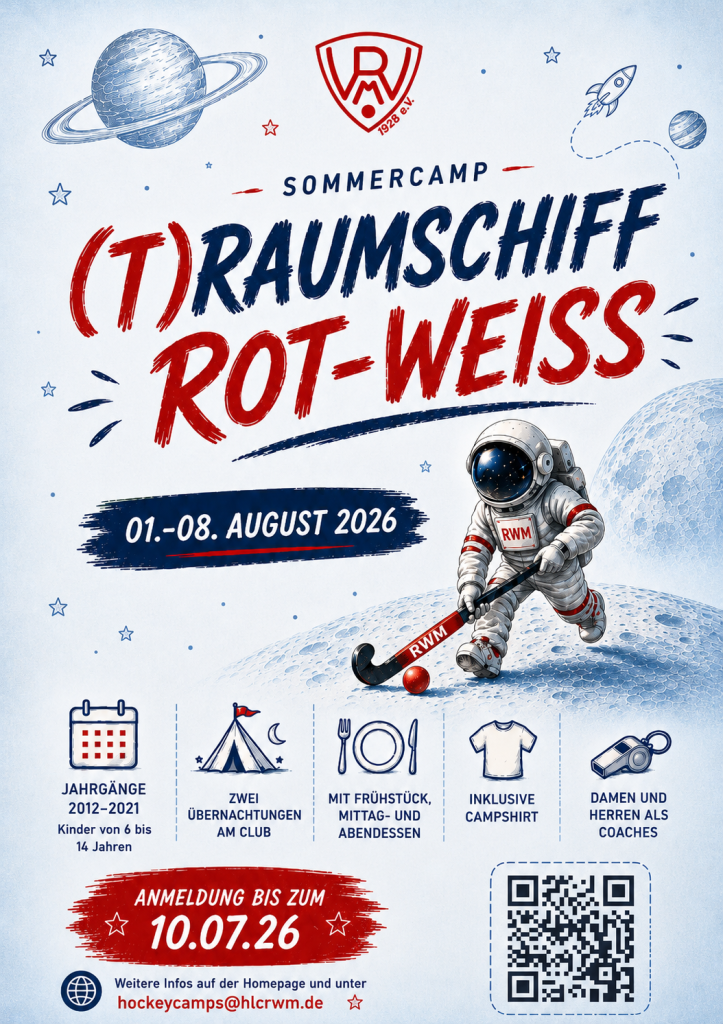 Rot-Weiß Sommercamps 2026: (T)Raumschiff Rot-Weiß!